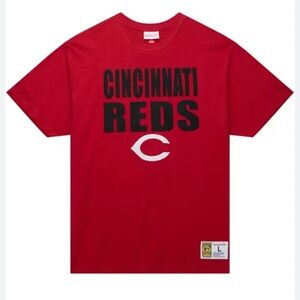 NWT! MITCHELL & NESS Cincinnati Reds Legendary Short Sleeve Red Tee